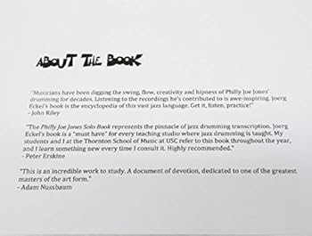 Amazon.co.jp: THE PHILLY JOE JONES SOLO BOOK Drums 国内初上陸商品