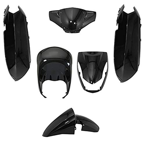 Carenage Kisbee 50 noir brillant P2R : parfait pour vos trajets urbains quotidiens