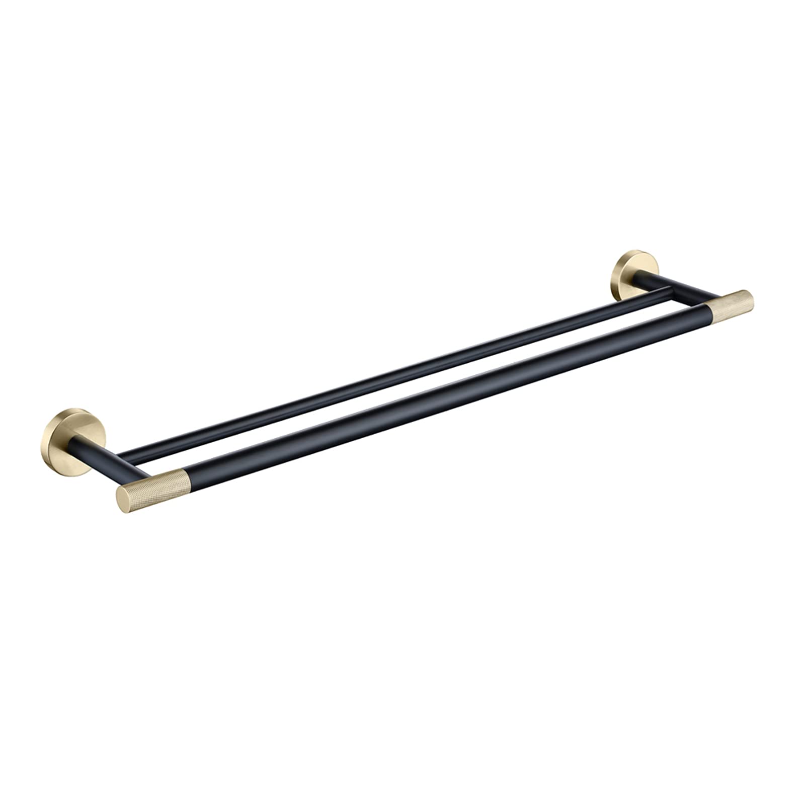 Porte-serviettes mural double pour optimiser le rangement d'une salle de bain familiale