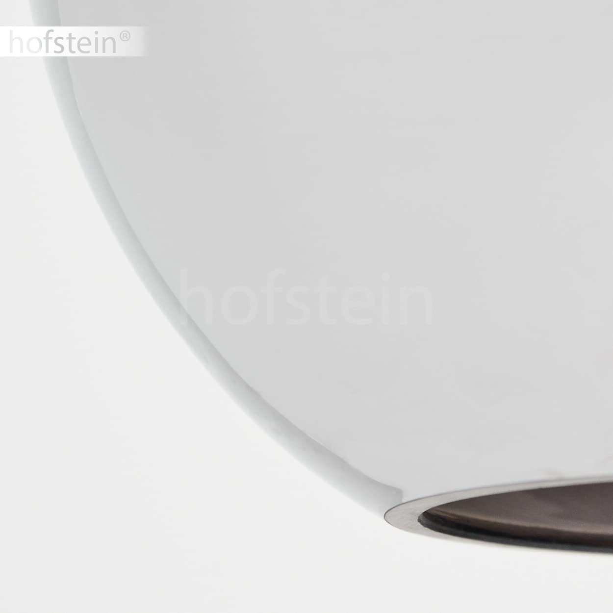 Hanglamp, zwart metaal, verchroomd glas, H 150 cm | ETC Shop