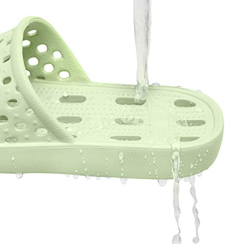 Image of WOTTE Shower Sandals Women Quick Drying Bath Slippers Non Slip Dorm Shoes