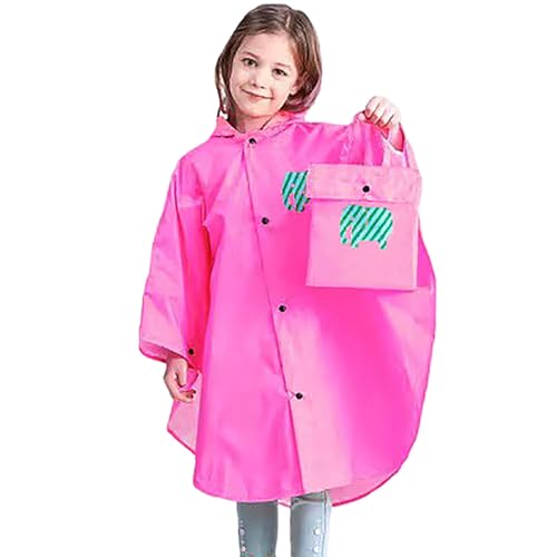 Image of Toddlers Boys Girl Rain Pants Waterproof Dirty Proof Trousers Kids Rain Poncho Hood Rainwear Jacket Coat 1-12Years