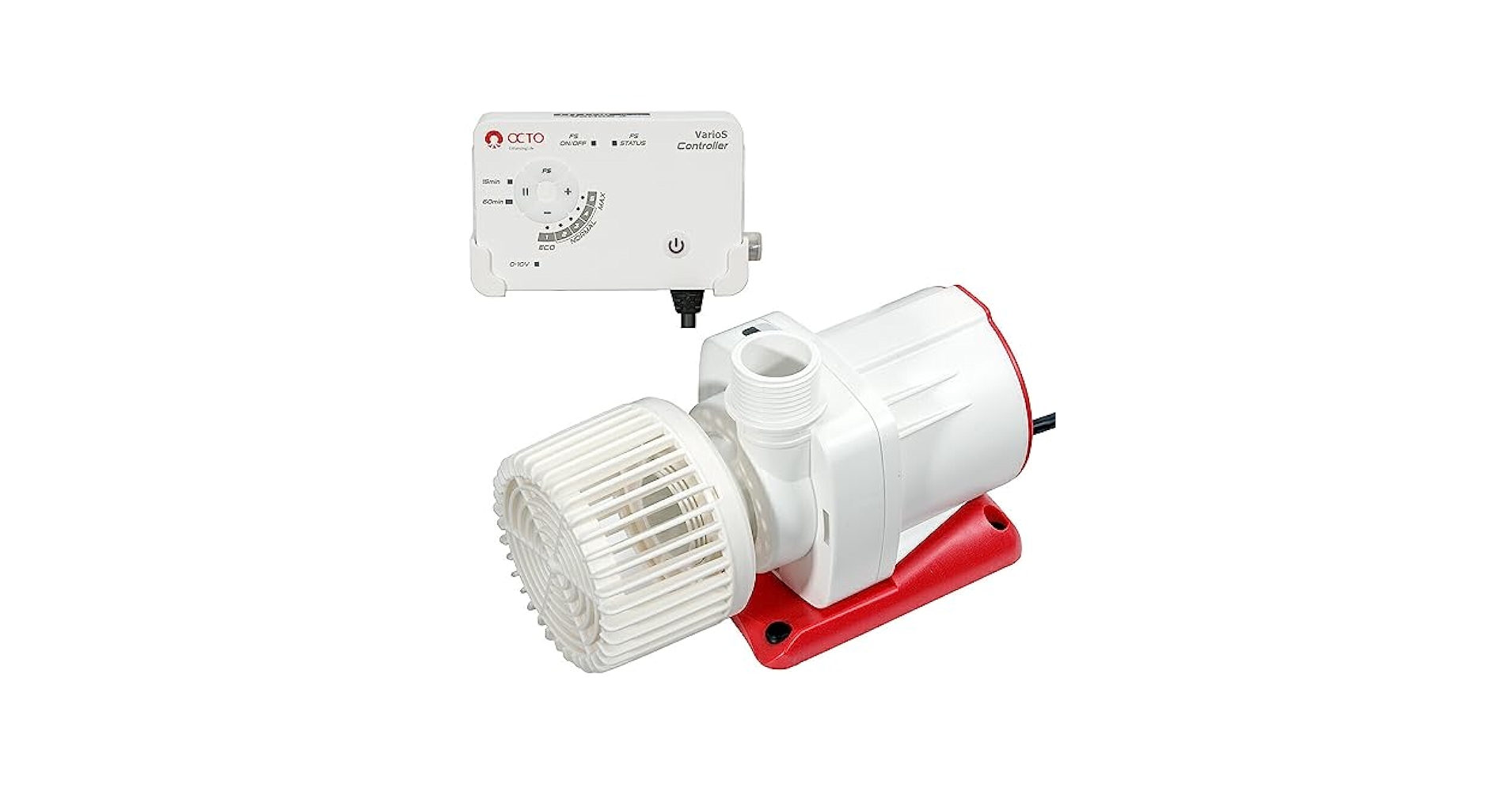 Octo VarioS4  DC  ポンプ ➕ハードチューブジョイトコック付 Octo VarioS-4 Controllable DC Water Pump - Reef Octopus