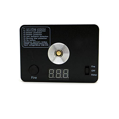 521 Mini Tab Coil tester palnika, rezystancja pomiarowa, omy, narzędzie DIY, cyfrowy wyświetlacz