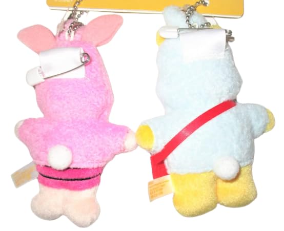 Amazon.co.jp: プーさん＆ピグレット ぬいぐるみバッジ セット