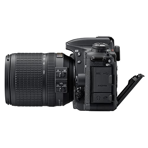 Cámara Nikon D7500 DSLR con lente 18-140 mm y accesorios miniatura 7