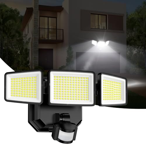 Foco con detector de movimiento exterior a pilas BENMA 302 LED para pared 7