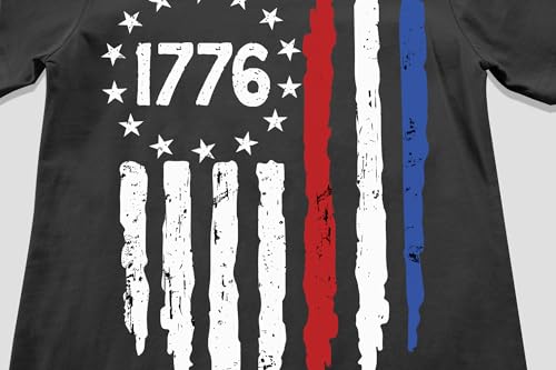 Little Hand Big Boys 4th of July T-Shirt Red White & Blue USA Tees Stars Striped Shirts Kids American Flag Clothes 4-11 Years4