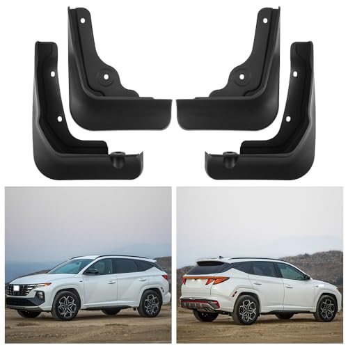 Bavettes Garde-Boue pour Hyundai Tucson N-Line 2024 (4 Pièces Avant Arrière)