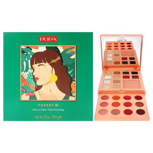 Pupart M 2021 003 Stay Wild PUPA - Set de maquillaje para mujer, 25 colores, multiusos