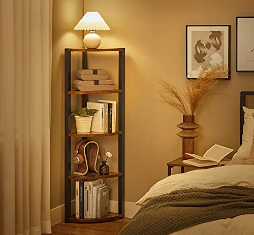 VASAGLE hoekplank met 5 planken, boekenkast, opbergplank, multifunctioneel, voor woonkamer, slaapkamer, kantoor… - Image 4