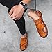 NANXIN&LOVE Mens Casual Leather Sandals Summer Beach Slipper Mens Comfort Outdoor Shoes Fashion Lightweight Trail Water Sandal Adjustable （Two Ways）