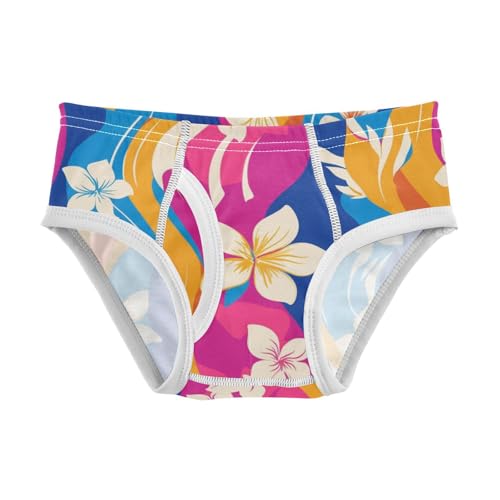 Retro Boho Flower Toddler Boys Comfort Kids Underwear Cute Undies