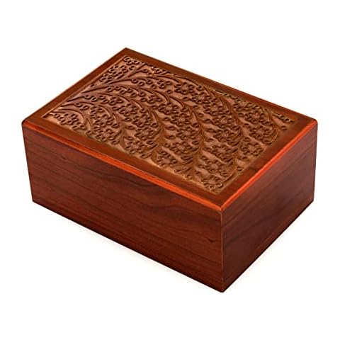 MAKEY'S Tree of Life Wooden Pet Urn Cover