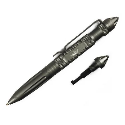 Agente táctico Bolígrafo con Llave Universal para esposas y Rompecristales