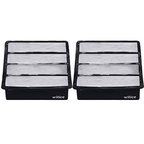 Image of Silicone Ice Cube Trays Large for Whisky(2-Pack) - Butter Mold,With Easy Release Ice Cubes for Whiskey and For Cocktail,Food Grade