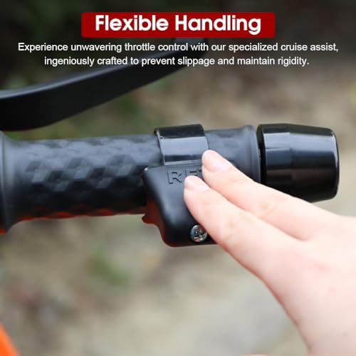 Image of STHIRA 2PCS Durable Throttle Lock Cruise Control for Bike- Motorcycle Accelerator Booster, Bike Handle Grip, Universal Fit for 7 /8 inch Handlebar, Ideal for Long Rides on Street, Sport, Off-Road Bikes