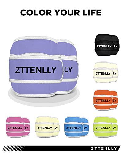 Image of Adjustable Ankle Weights for Women Men and Kids | 1 Pair 5 10 15 18 20 Lbs Leg Wrist Ankle Weight Straps for Yoga, Walking, Running, Aerobics, Gym, Dance, Pilates, Cardio
