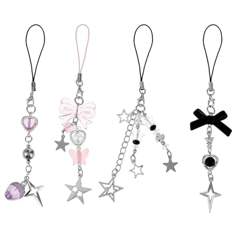 Amaxiu Cute Phone Charms Set of 4 Cover