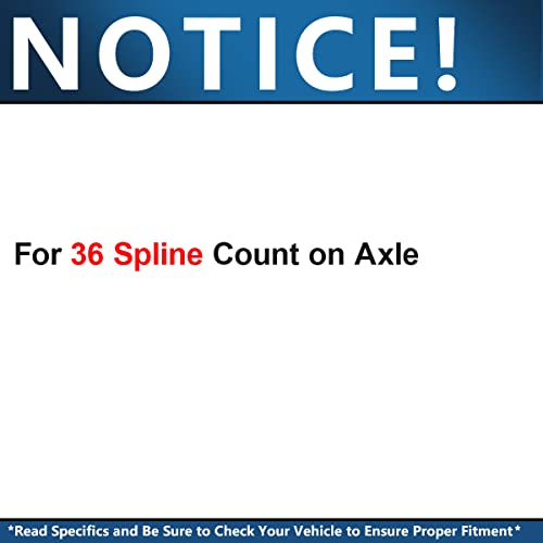 Image of Detroit Axle - Pair Front Wheel Bearing Hubs for 2003-2007 Volvo XC90