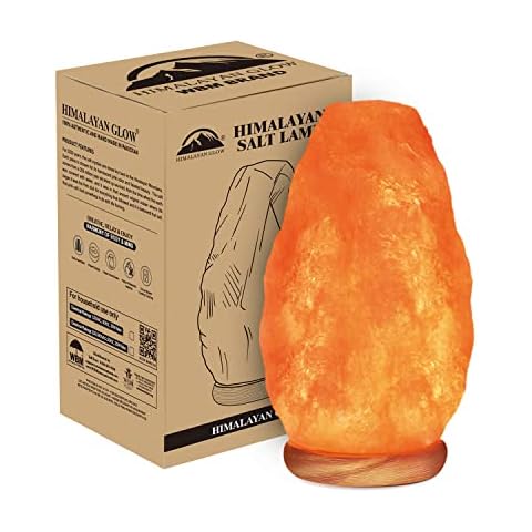 Himalayan Glow Salt Lamp with Dimmer Switch 5-7 lbs Cover