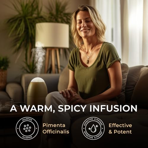 Image of 100% Pure Allspice Essential Oil - 0.34 Fl Oz - Allspice Oil for Hair, Skin, Diffuser, Aromatherapy & DIY Candle Making Scent