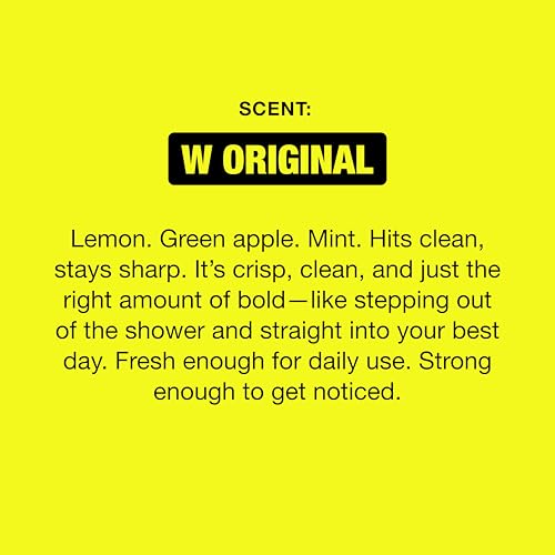 Image of W By Jake Paul Men's Aluminum-Free Deodorant, Sensitive Skin Friendly, Dermatologist Tested, Vitamin-Infused Deodorant for Men, Original Scent, 2.6 oz