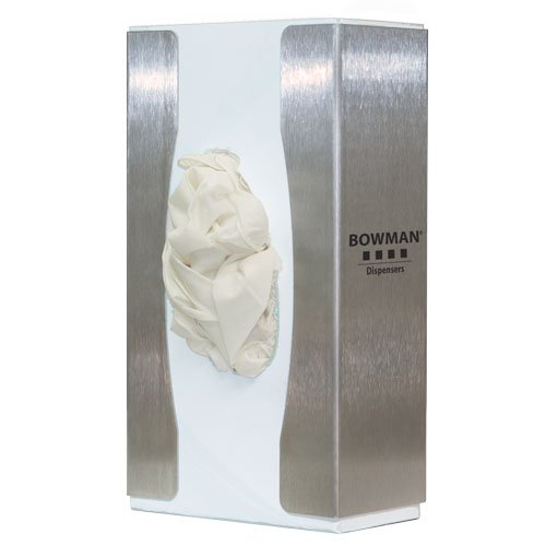 BOWMAN - Glove Box Dispenser - Single - Food Service - Narrow 4.95"W x 9.04"H x 2.82"D (3 Pack)