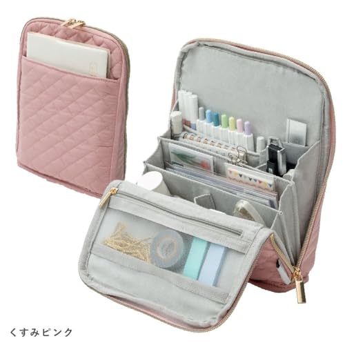 Y-Style 手帳が入るペンケース Mサイズ[くすみピンク]