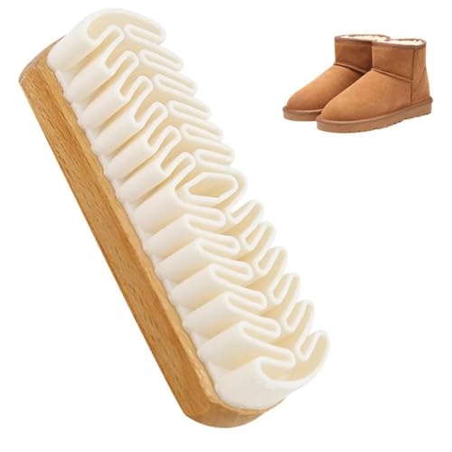 Suede Brush for Shoes, 2026 Suede and Nubuck Cleaner Kit, Soft Rubber...