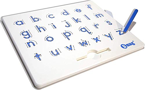 Lower Case Magnetic Letter Board,ABC Free Play Doodle Board Magnetic Letters Tracing Board,A to Z STEM Toys,Writing Learning Drawing Tablet with Stylus for Preschool,Toddler,Kids - Thumbnail 5