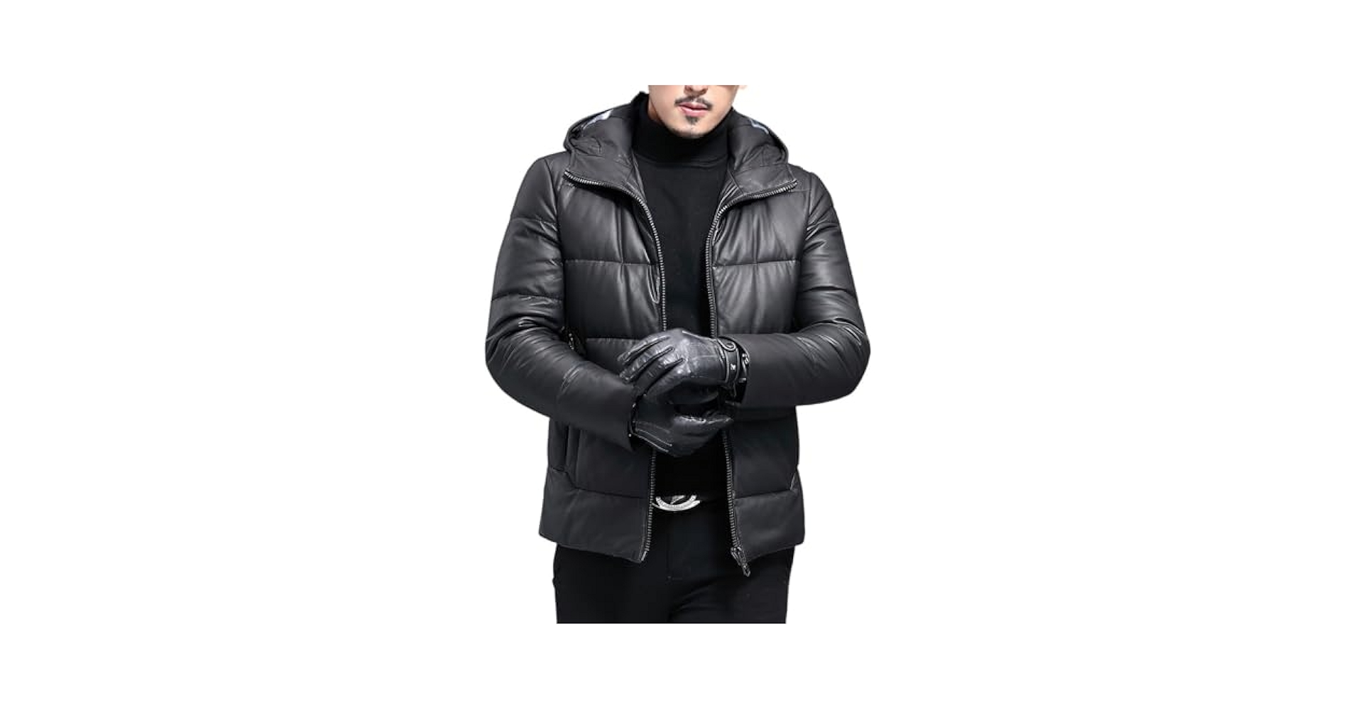 ◆BADBLOOD◆ BS Leather Puffer MA1 Jacket Black w-jkt24-047 Women Leather Puffer Jacket – MarkhorLive