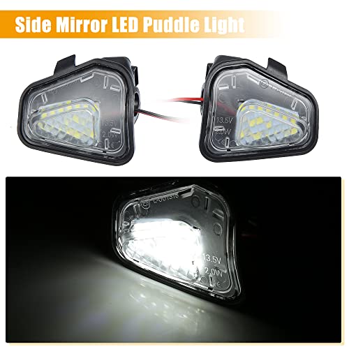 Par luz LED lateral para espejo Volkswagen CC 2011-2019 miniatura 3