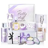 Gifts for Women Spa Gifts Baskets for Women Christmas Birthday Gifts Lavender Bath and Body Sets Mot
