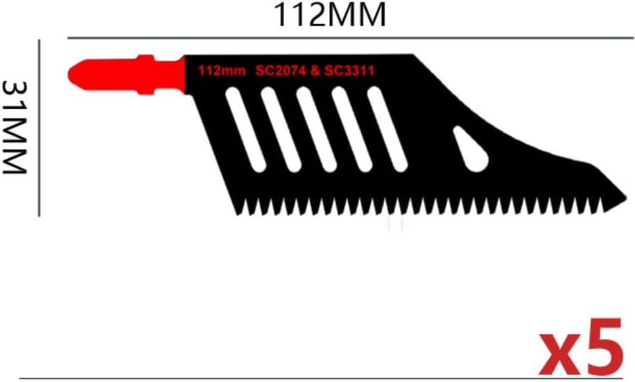 5Pcs/1Set Jigsaw Blade Cutting Tool 112MM 11TPI Jigsaw Blades Cutter For Wood Plastics Fast Cutting Tool Saw Blades Part