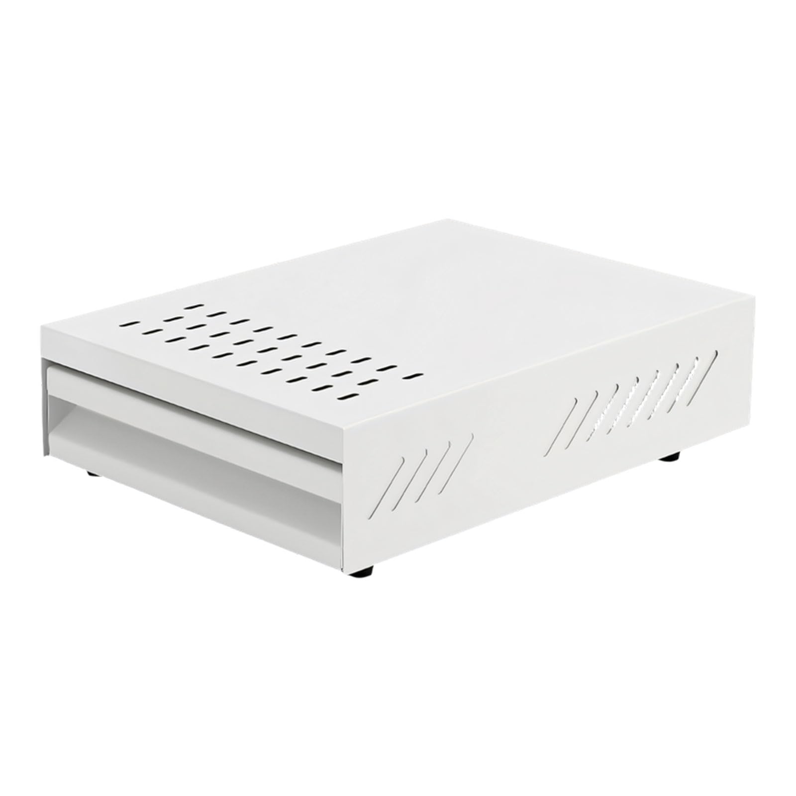 Contenedor rectangular de acero inoxidable para residuos de cafe en cocinas pequeñas