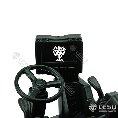 LESU Excavadora LCD de simulación de pantalla de cristal líquido para excavadora hidráulica 1/14 RC modelo Carter AC360