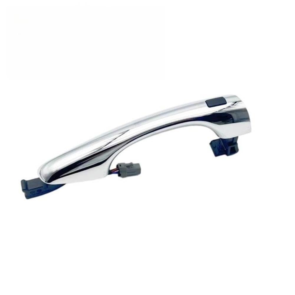 NUUhnPHks Front Door Handle Replacement 82661-C5710 82651C5710 LH RH Compatible with 2015-2018 Exterior Outside Door Handle Pull with Button(Left 82651-C5710)