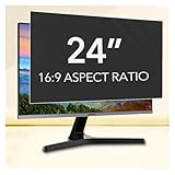 LINGDSWULING Computer Monitor Sichtschutz 24 Zoll Seitenverhältnis 16:9 Anti Blaulicht Blendschutz Displayschutz Sichtschutz Für 24 Hp/Dell/Acer/Lenovo/Asus(17inch/34x27.3 cm)