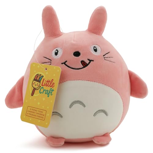 Image of Pink Donut Soft Plush Toy for Kids, Babies, Toddlers & Children, Cute Hug-Friendly Stuffed Toy, Safe, Lightweight & Easy to Clean (25CM)