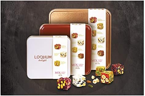 Premium Handmade Turkish Delight - Gluten Free - Assorted -Organic Pistachio covered with assorted fruit & nuts. Vegan - Low Sugar - Authentic Gift Box (36 pcs - Mix of 6)