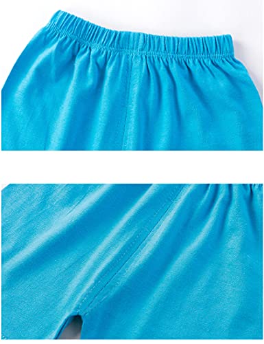 Image of Toddler Boys 4 PCs Tank Top and Shorts Set Summer Sleeveless Cotton Outfit