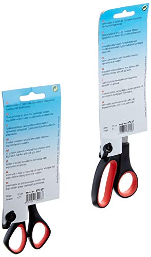 WEDO Linkshänder - Scheren - Set 16,0 cm / 21,0 cm Universal Linkshänderschere - rostfreier Edelstahl - Image 5