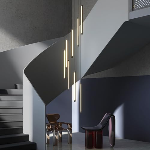 Lámparas de araña LED con control remoto para iluminar techos altos 4