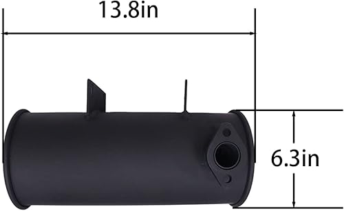 Miniatura 2 de Holdia Silenciador 14396-G1 15460-G1 16457-G1 Compatible con carrito de golf EZGO (76-87) de 2 ciclos