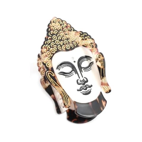Buddha Hair Claw Clip Personalized Acetate Hair Claw Clip with Buddha Design for Women Gift, 1 Piece Cover