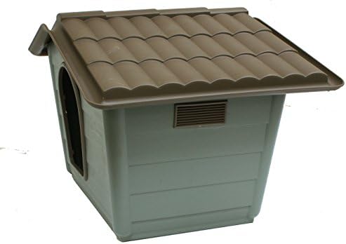 Croci Villa - Kennel for dogs, Kennel in recycled materials, Removable roof, Dimensions 60X50X41 cm