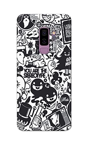 Image of Printed Hard Back Cover Case for Samsung Galaxy S9 Plus | Samsung S9+ Back Cover (Mixed Cartoon) -702