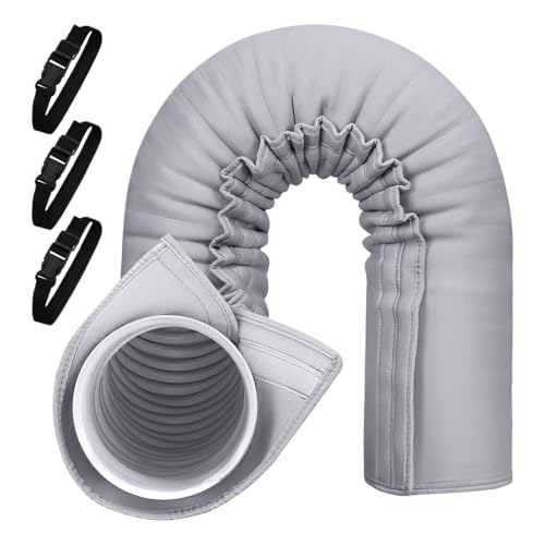 Manchon d'isolation pour tuyau de climatisation mobile extensible et flexible