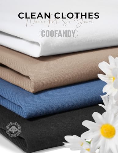 Image of COOFANDY Mens T-Shirts 100% Cotton Crewneck Short Sleeve Tees Casual Plain Shirts